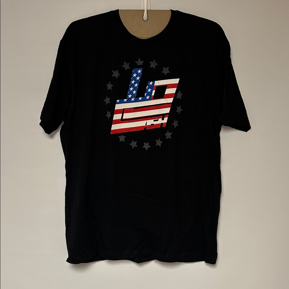 Locash Patriotic Black Graphic Tee